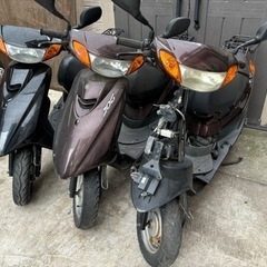 宮城　不動　3台セット　ジョグ　SA36J  　修理ベース　ジャ...