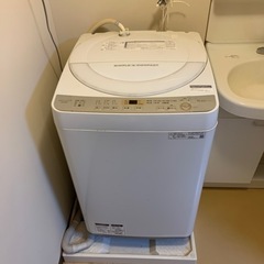 SHARP全自動洗濯機　6キロの画像