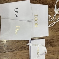 Diorショップ 袋 ラッピング袋の画像