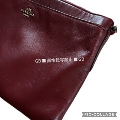 コーチ COACH レッド　ショルダーバック　サコッシュサイズの画像