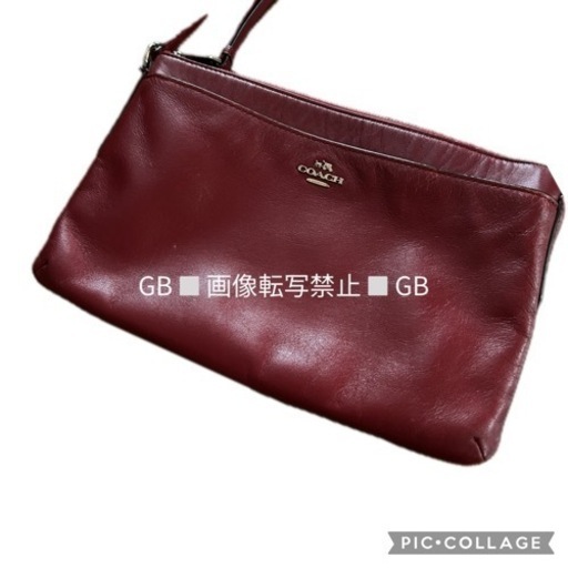 コーチ COACH レッド　ショルダーバック　サコッシュサイズ