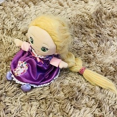 ヘアメイクプラッシュドール　ラプンツェル　ぬいぐるみ　ディズニーの画像