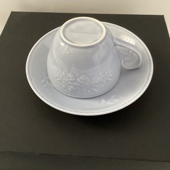 アフタヌーンティー カップ&ソーサー くすみブルー　