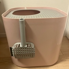 猫トイレ　猫砂飛び散り防止タイプ【8月9日まで】の画像
