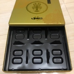 空缶 坂角総本舗 ゆかり 通常缶 黄金缶 ２つ 中身なしの画像