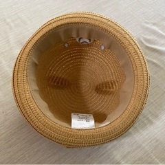耳付き　麦わら帽子　の画像
