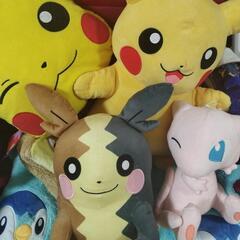 ポケモンブランケット×3 タオル 人形×4全部セットの画像