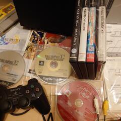 PS2 プレイステーション2(本体ジャンク扱い)ソフトオマケ多数、箱取説付きwの画像