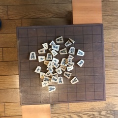 将棋盤、(三寸)　駒(白木)、駒台