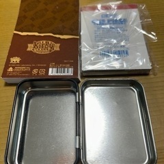 メモ帳　缶ケースの画像