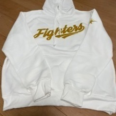ファイターズ　パーカー　白の画像