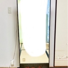 鎌倉彫アンティーク姿見の画像