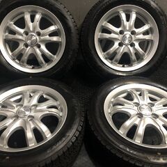 【BS BLIZZAK VRX2 155/65R14】スタッドレス【LEBEN 14インチ 4.5J4HPCD100+45】22年製 バリ溝 タント ルークス ウェイク等　(KTO076)