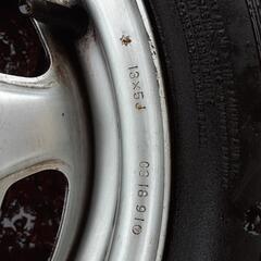 175-70-13　13×5J　NHY369　タイヤホイール　サンバーに使用　スタッドレス　溝あり。の画像