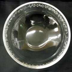 ☆HOYA イチゴ柄 ガラスボウル サラダボウル デザートボウル いちご オールドデザイン レトロ 保谷 4点セット 洋食器 札幌 北20条店の画像