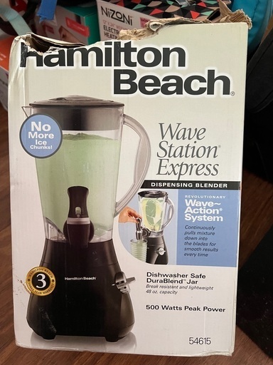 新品　Hamilton Beachブレンダー