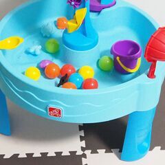 3000円　コストコウォーターテーブル　 水遊び 子供 おもちゃ 家 庭 おうち遊び プレイテーブル 水 コストコ商品 遊具 プール 知育玩具の画像