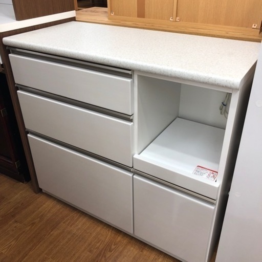 ニトリ　レンジカウンター　4030911  アルミナ2 ホワイト　内部ヨゴレ有り【取りに来れる方限定！】