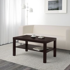 IKEA ローテーブル　ブラックブラウン　　ソファーテーブル　　