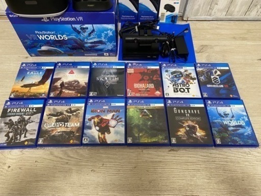 超美品！なのに格安！総額15万超え！2度と出ないPSVR全ジャンル網羅ソフト付き豪華セット！
