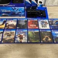 超美品！なのに格安！総額15万超え！2度と出ないPSVR全ジャンル網羅ソフト付き豪華セット！の画像