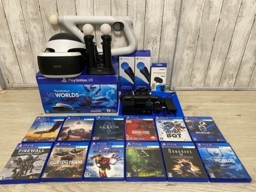 超美品！なのに格安！総額15万超え！2度と出ないPSVR全ジャンル網羅ソフト付き豪華セット！