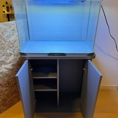 中古　テトラ60cm曲げガラス水槽セットの画像