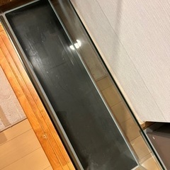 ダックス90cm曲げオールガラス水槽　中古の画像