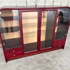 飾り棚 中古 ライト付き