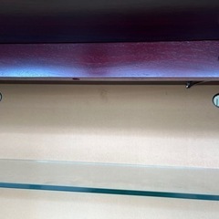 飾り棚 中古 ライト付きの画像
