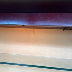 飾り棚 中古 ライト付きの画像