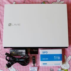 ★ NEC  PC-NS700GAW Windows11/新品SSD1TB/メモリ8GB/第７世代Core i7/Office2021/美品の画像