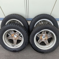 スタッドレスタイヤ/ホイール155/65R13の画像