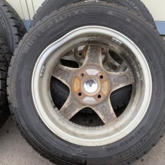 スタッドレスタイヤ/ホイール155/65R13の画像