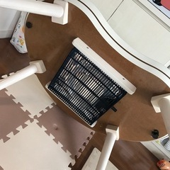 　ニトリ　豆型　こたつ　テーブル センターテーブルの画像