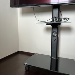LGテレビ】2020年製 55vテレビスタンド付き
