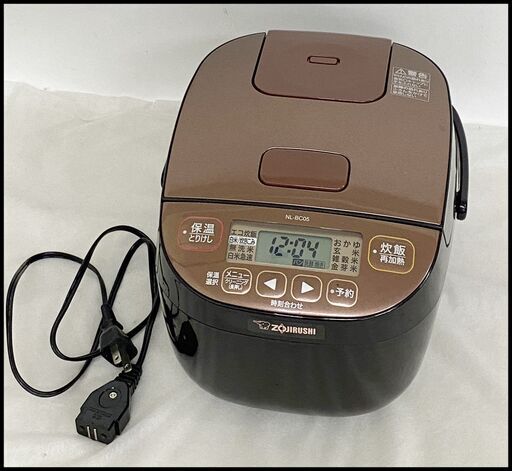 中古 象印 マイコン炊飯ジャー NL-BC05 0.54L(3合炊き)  2020年製 炊飯器