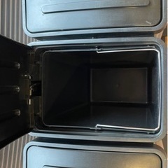 45L 3分割 フタ付き ダストボックス ゴミ箱 の画像