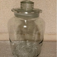 アンティークガラスジャーの画像