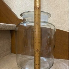 アンティークガラスジャーの画像