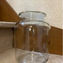 アンティークガラスジャーの画像