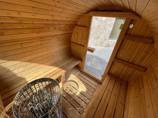 新品☆家庭用サウナ☆4人用☆屋外☆組立式☆テラス