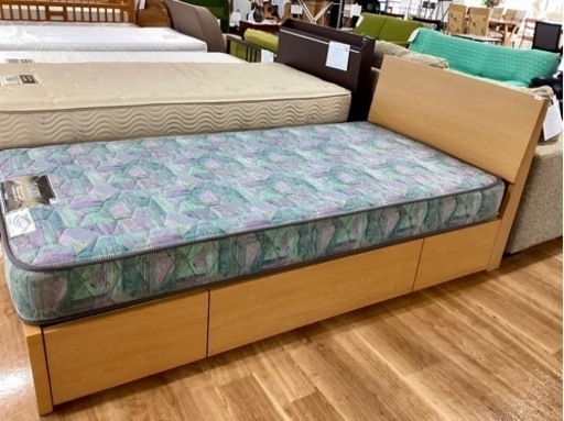 シングルベッド【町田市再生家具】　240869