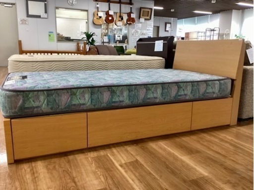 シングルベッド【町田市再生家具】　240869