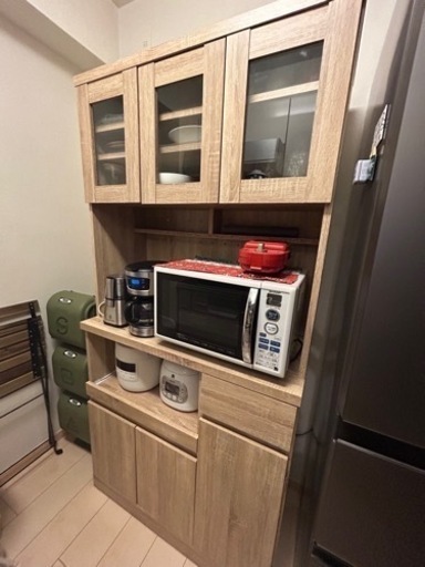 LOWYA【幅90】家具 収納家具 食器棚、キッチン収納