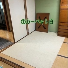 決定【無料】カーペット3枚
