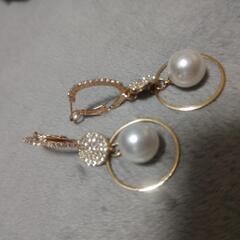 ピアス パール ゴールド ジュエリー ノンブランド 未使用 アクセサリーの画像