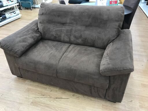 ★ジモティ割あり★ IKEA 2人掛けソファ ブラウン  クリーニング済み KJ5502