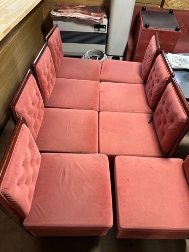 スナック業務用ソファ大量14台！ (N) 秋田のその他の中古あげます