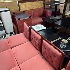 スナック業務用ソファ大量14台！の画像